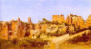 Charles Blechen The Ruins of the Septizonium on the Palatine in Rome oil painting artist